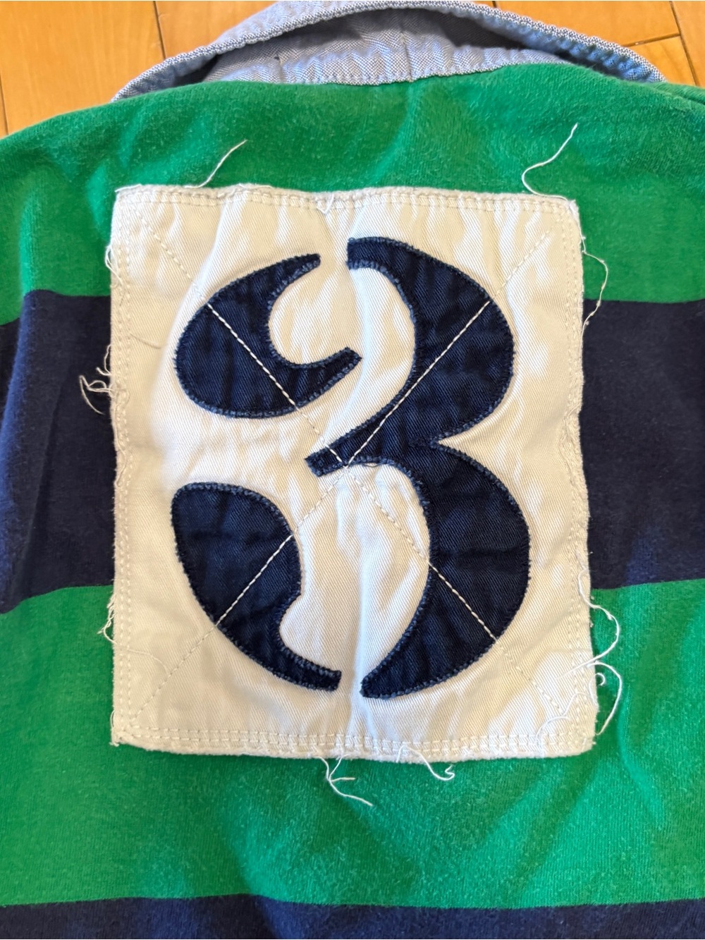 Vintage Polo by Ralph Lauren infant toddler boys striped cotton jersey rugby 2T - Picture 9 of 10